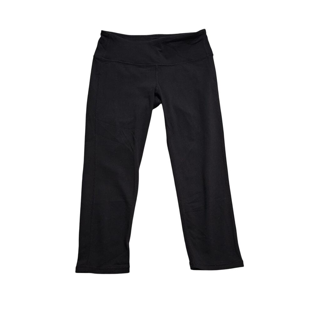 Athleta Black Fitted Capri Athletic Pants Leggings Size S Small
